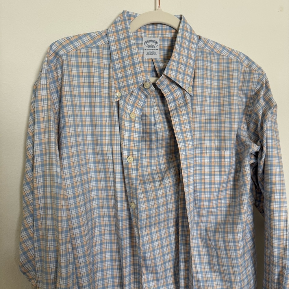 Brooks Brothers Multicolor Plaid Button Down Shirt - Picture 2 of 6